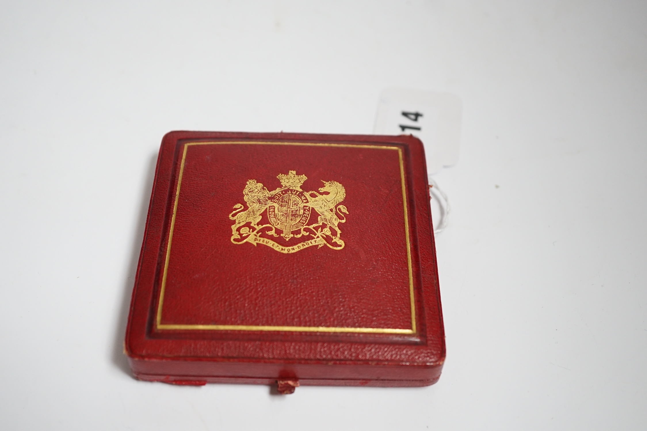 A Queen Victoria commemorative cased 1887 bronze Jubilee medal